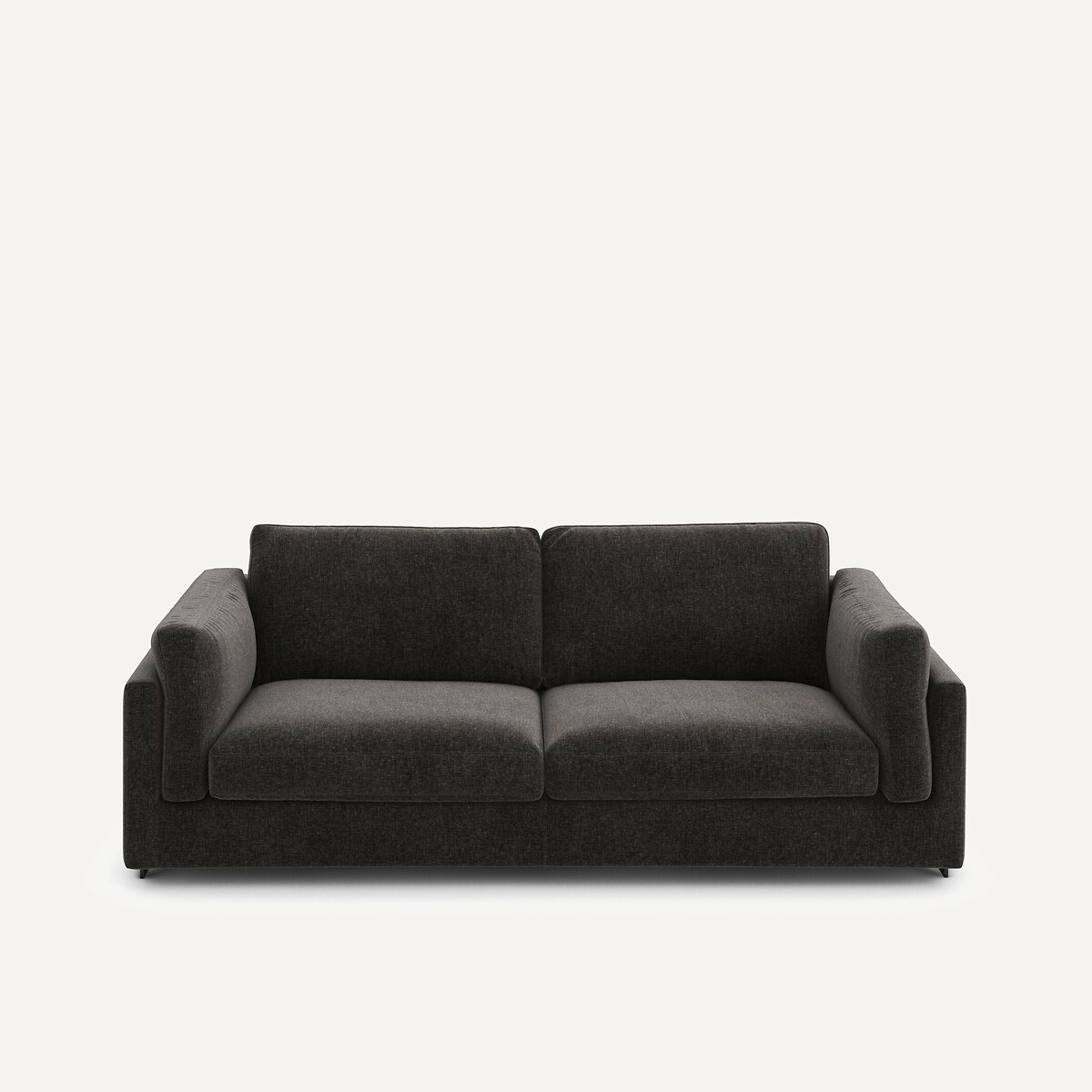 Καναπές-κρεβάτι από βελούδινο chenille Μ99xΠ213xΥ89cm