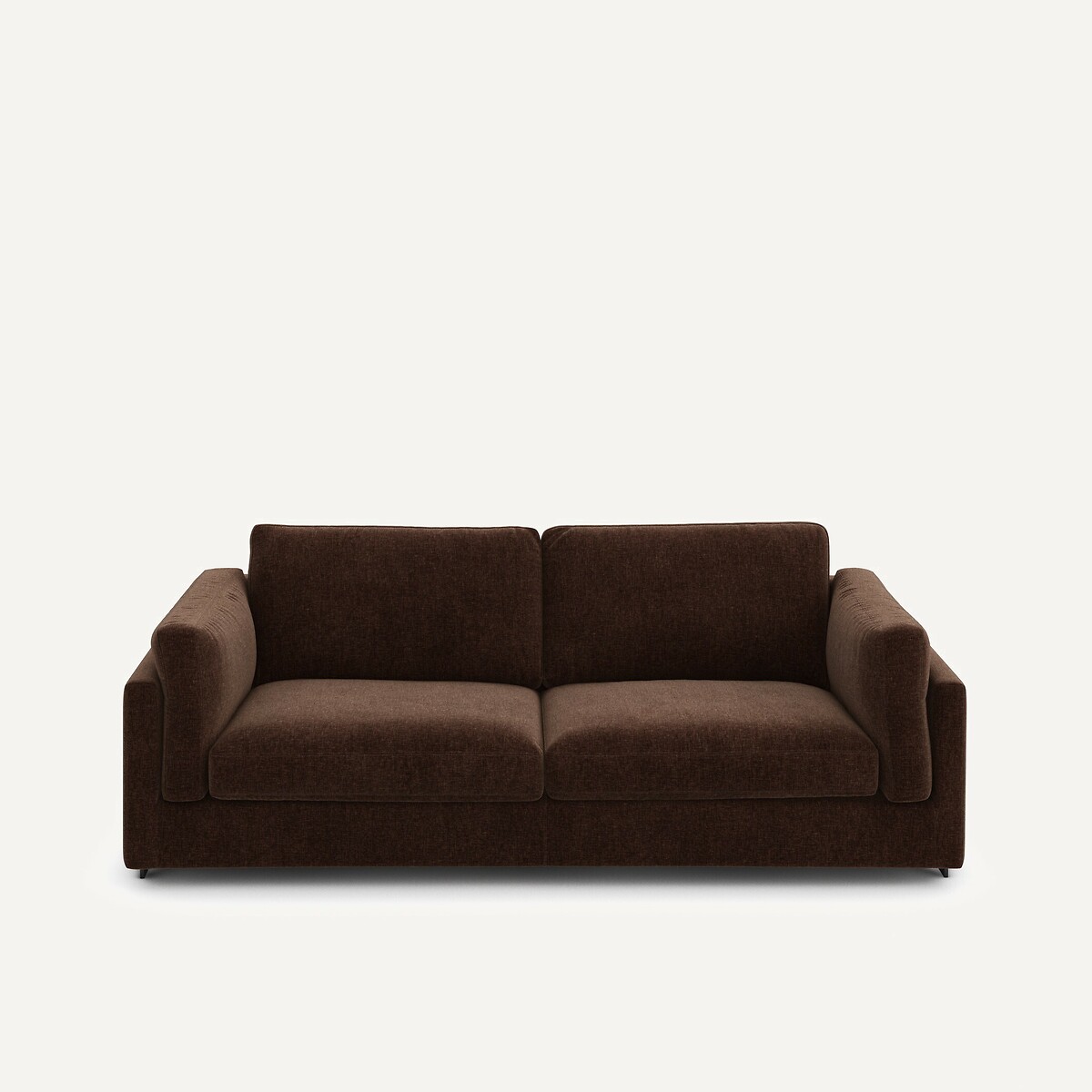 Καναπές-κρεβάτι από βελούδινο chenille Μ99xΠ213xΥ89cm