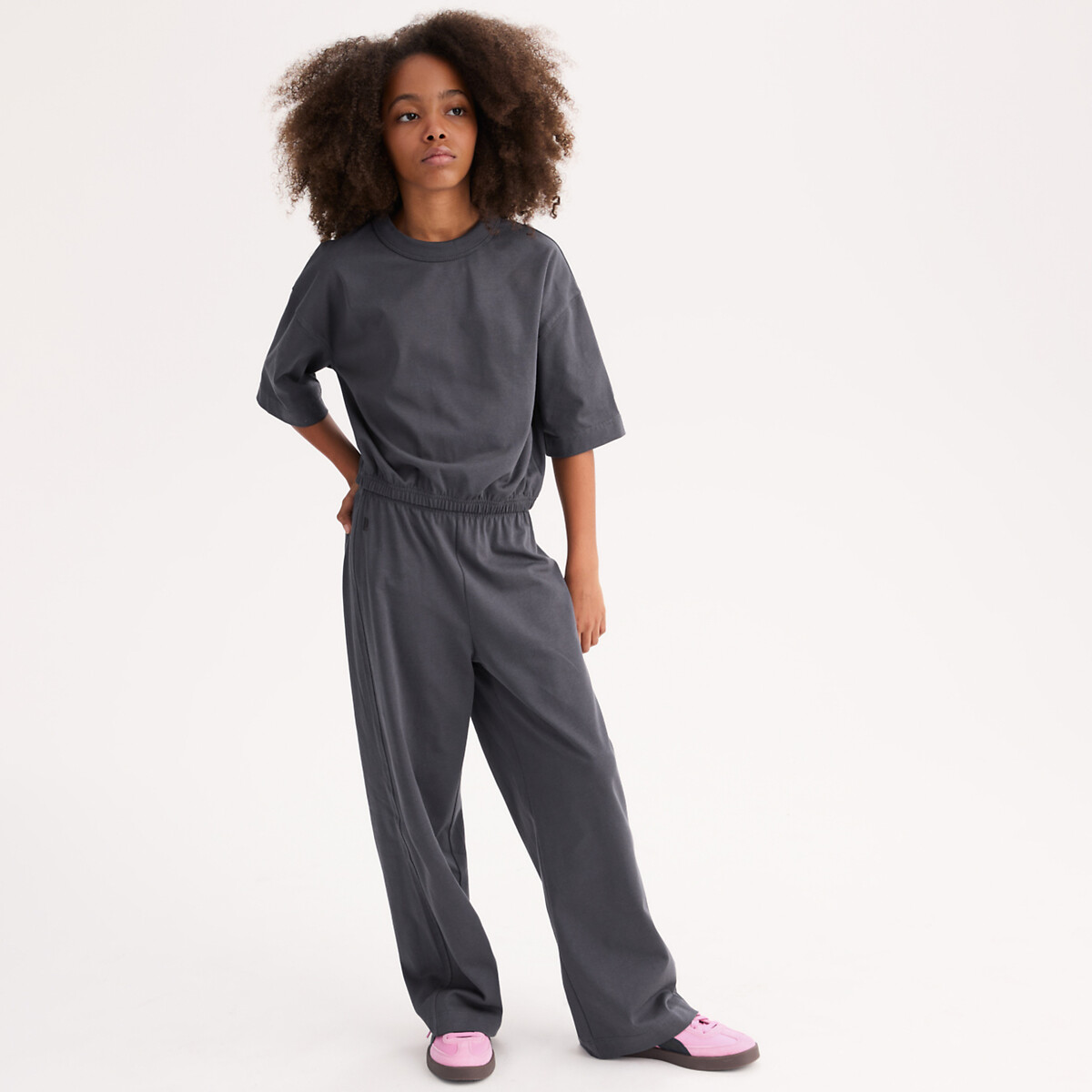 Φαρδύ πλεκτό παντελόνι