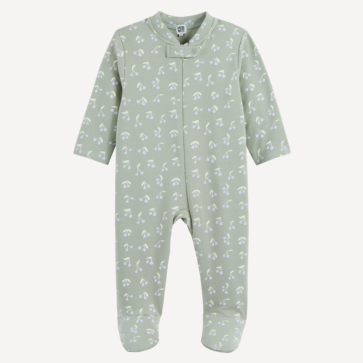 Πιτζάμα φόρμα από φλις με σχέδιο κερασάκια