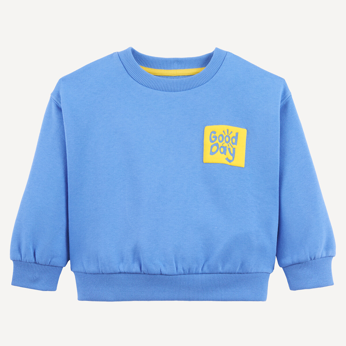 Φούτερ με στρογγυλή λαιμόκοψη και στάμπα μπροστά και πίσω