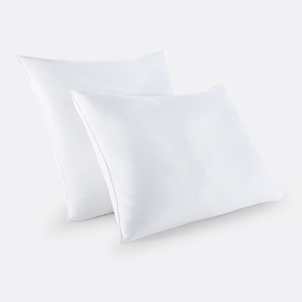 Σετ 2 σκληρών μαξιλαριών με μικροϊνες κατά των ακάρεων 50x70 cm