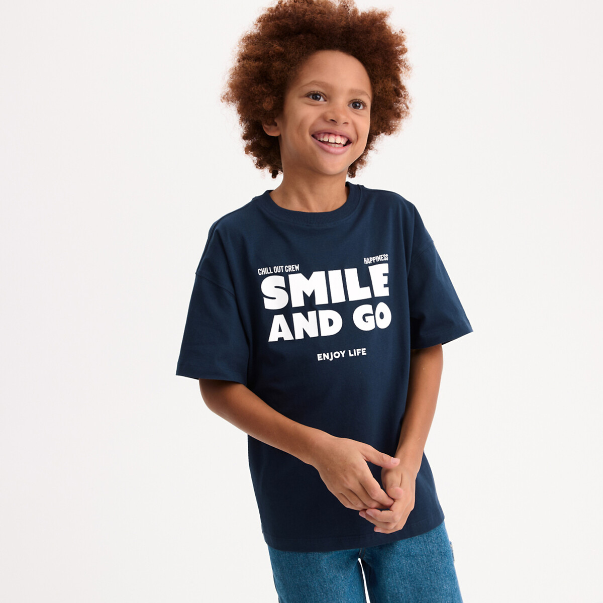 Κοντομάνικο μπλουζάκι με στάμπα