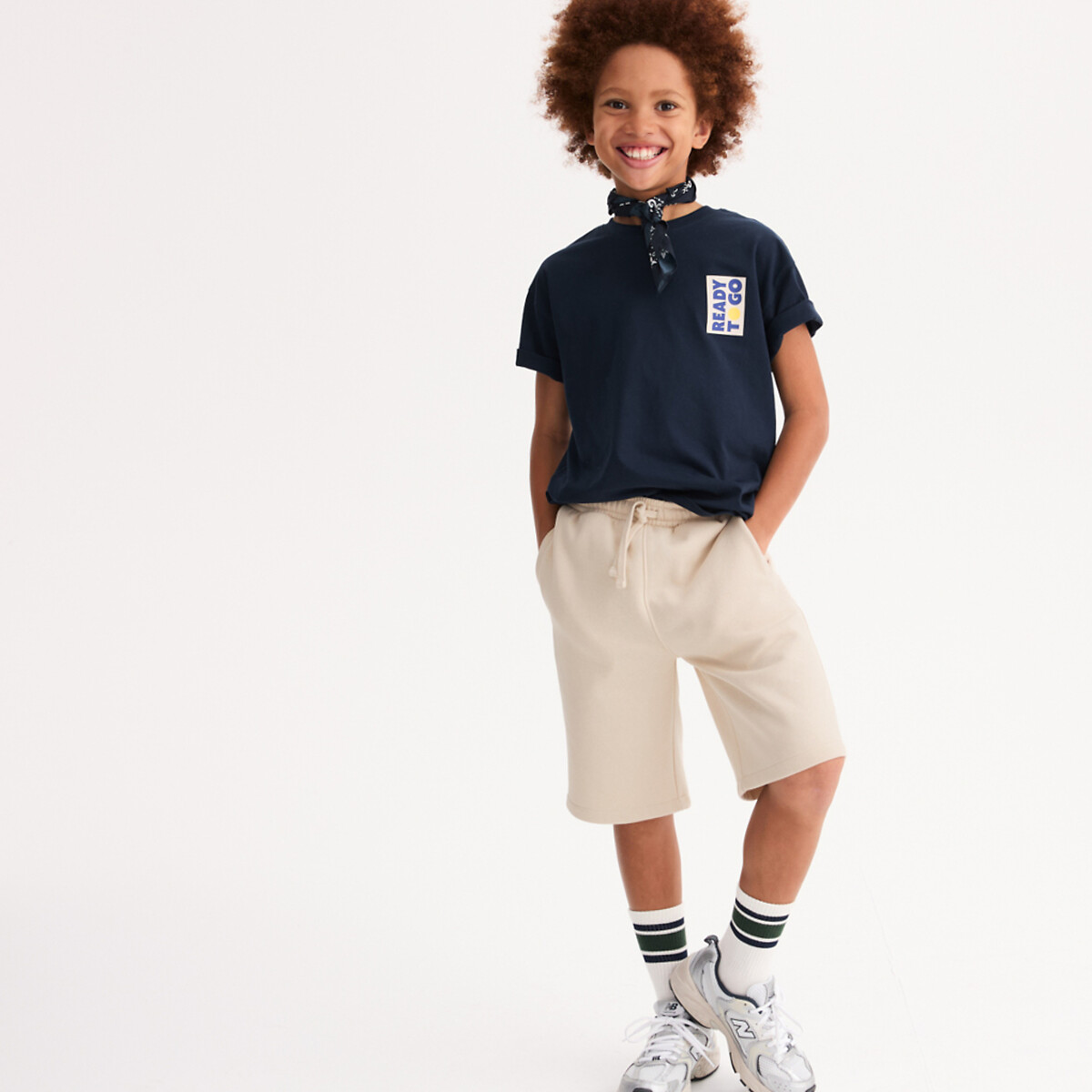 Βερμούδα oversize από φούτερ