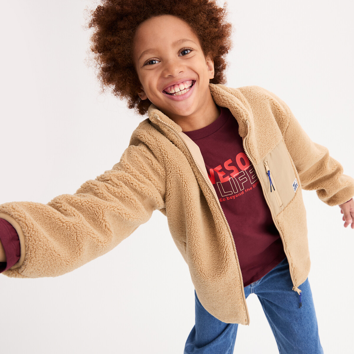 Ζακέτα με ψηλό γιακά