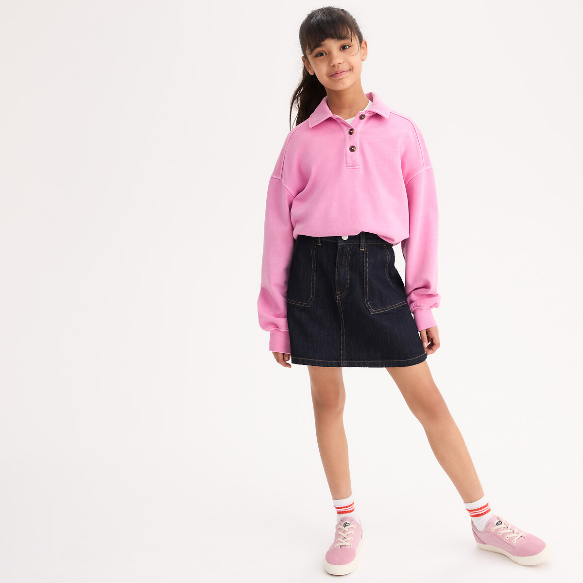 La Redoute Collections Ισια τζιν φούστα