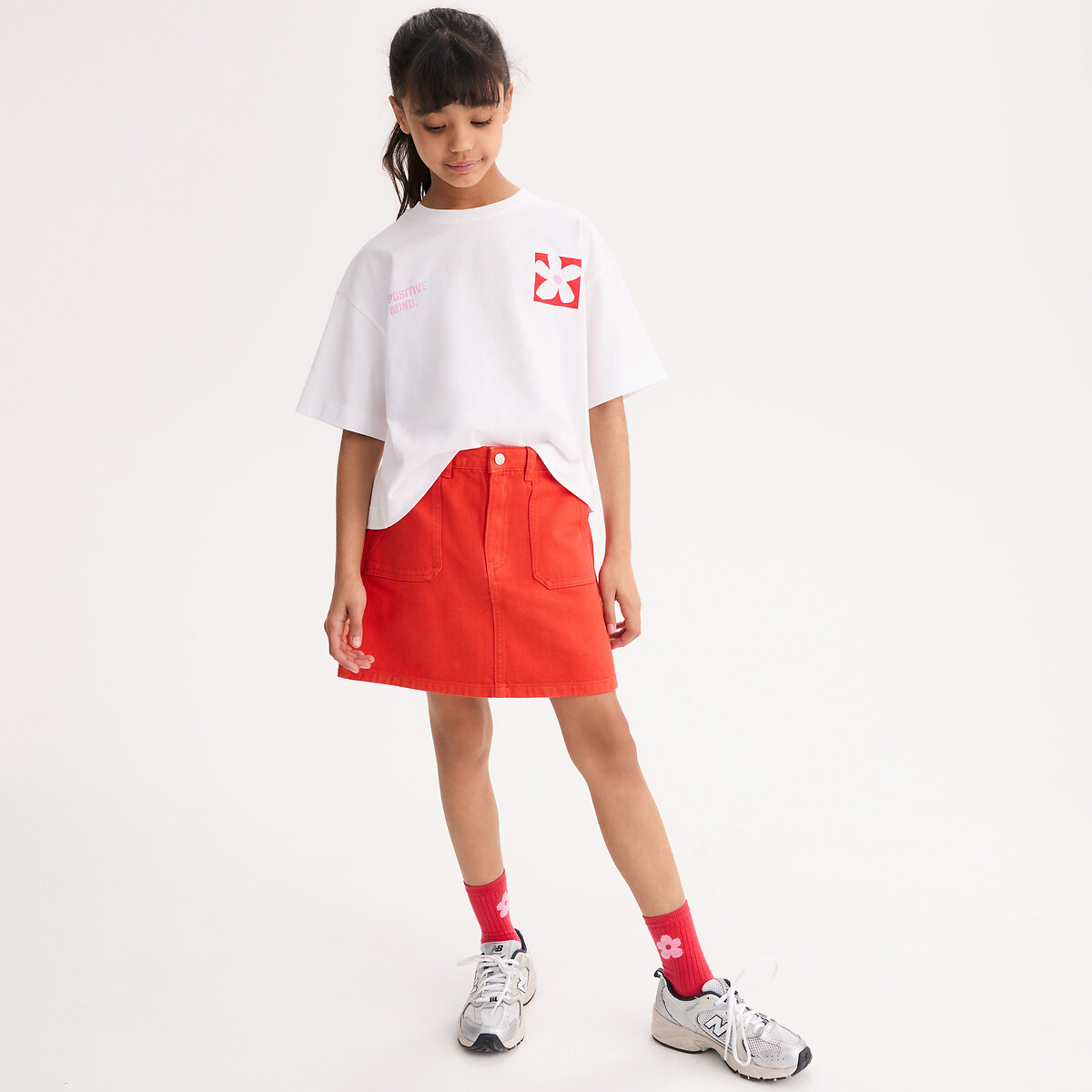 La Redoute Collections Ίσια και κοντή φούστα