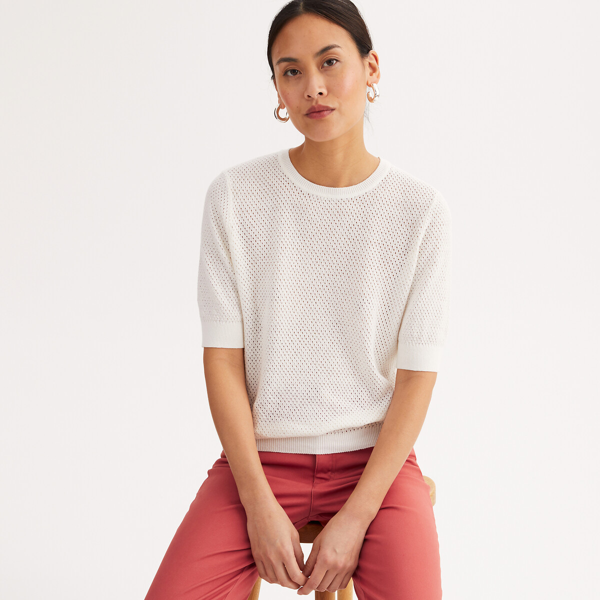 Anne Weyburn Πουλόβερ με στρογγυλή λαιμόκοψη