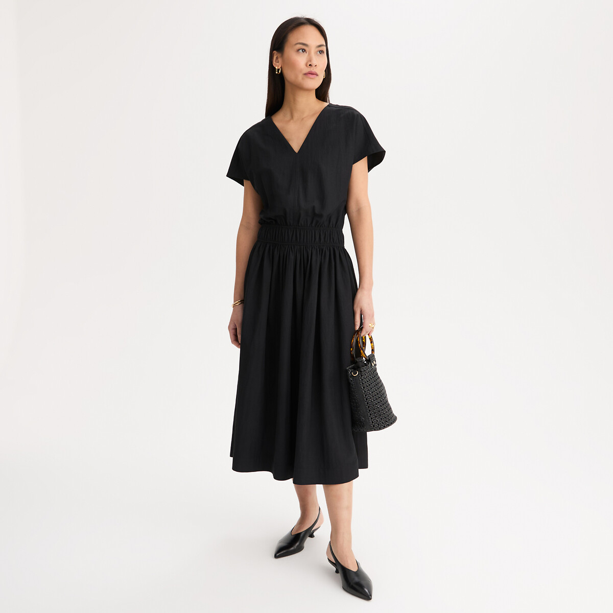 Anne Weyburn Φόρεμα με V λαιμόκοψη