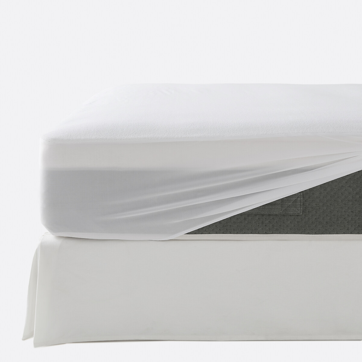 La Redoute Interieurs Αδιάβροχο προστατευτικό στρώματος από μικροΐνες με γωνίες 90x190 cm