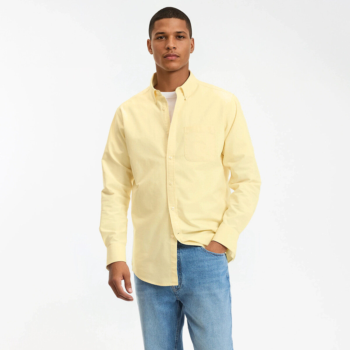 Ίσιο πουκάμισο με μακριά μανίκια