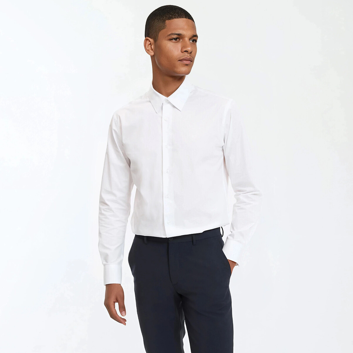 Ίσιο πουκάμισο με μακριά μανίκια