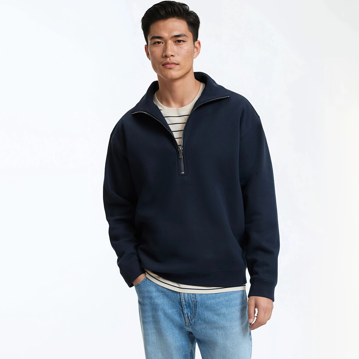 Φούτερ με φερμουάρ