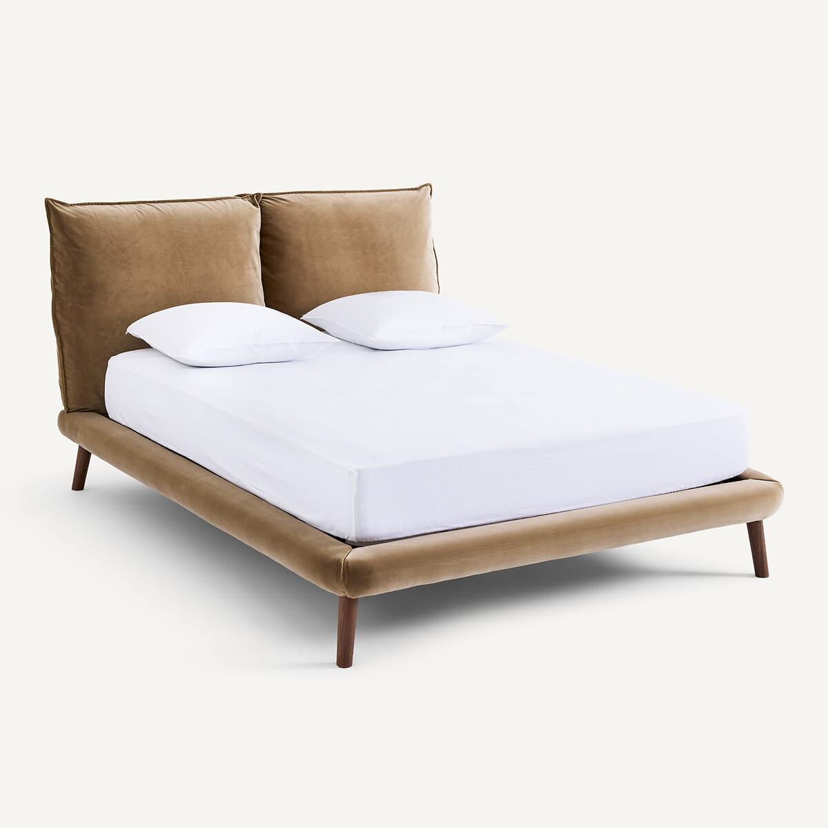 Κρεβάτι βελούδο Μ197xΠ230xΥ106cm