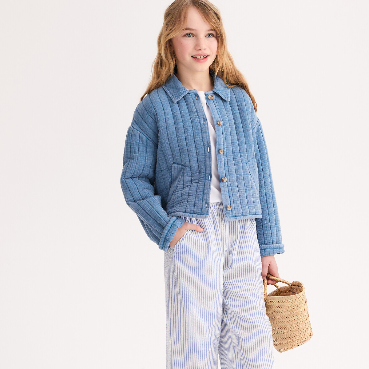 La Redoute Collections Καπιτονέ μπουφάν με κουμπιά