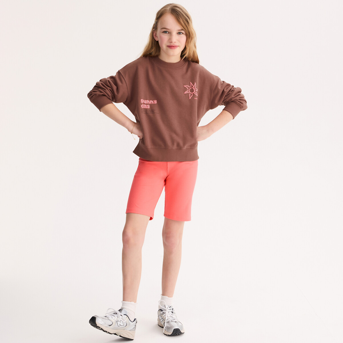 Φούτερ με στρογγυλή λαιμόκοψη