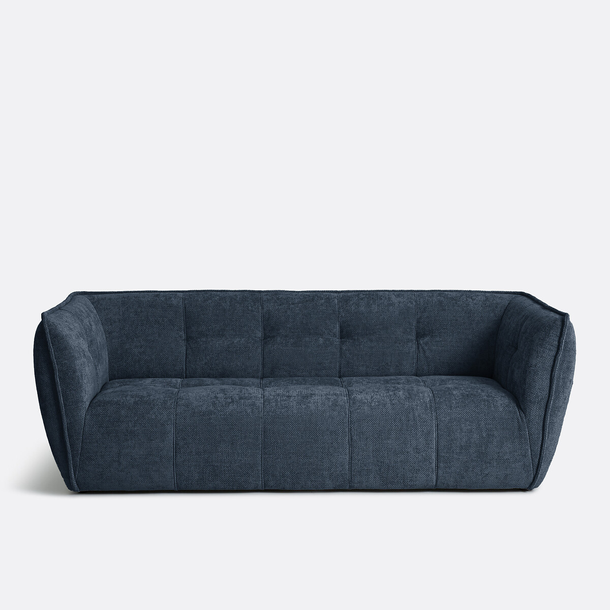 Καναπές chenille με σταυρωτή ραφή Μ99xΠ175xΥ76cm