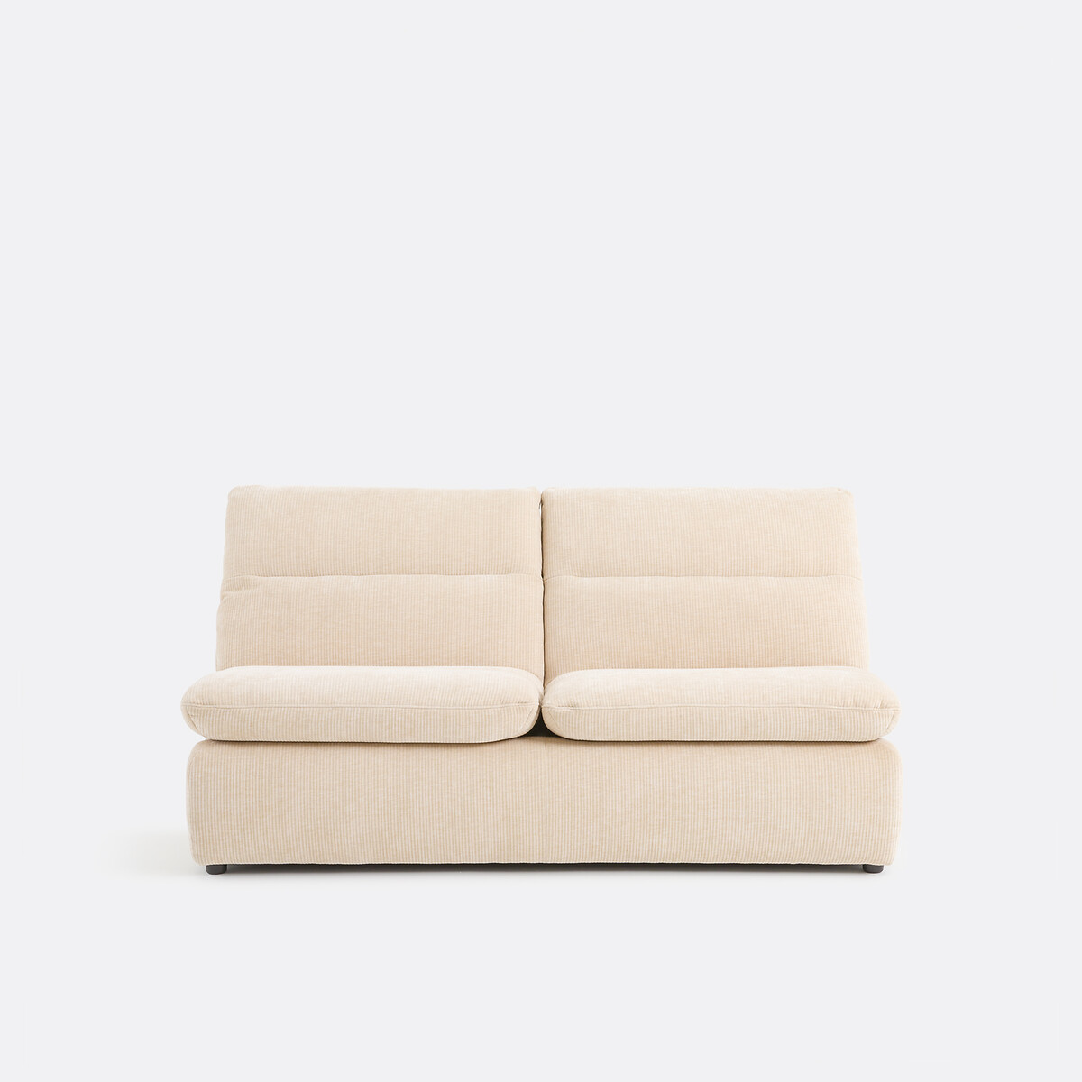 Καναπές 2 θέσεων από κοτλέ βελούδο Μ93xΠ160xΥ83cm