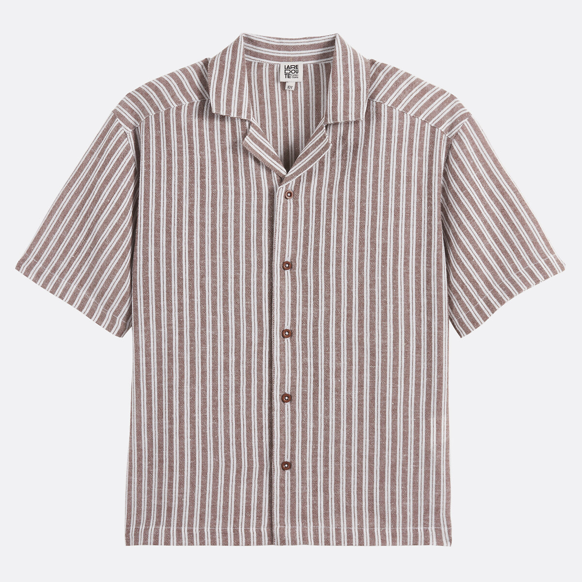 La Redoute Collections Ριγέ φαρδύ πουκάμισο