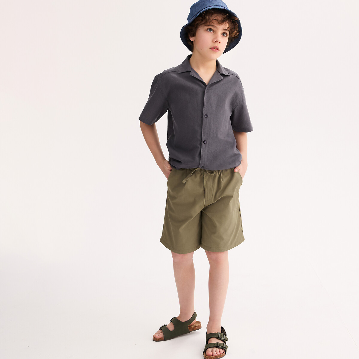 Βερμούδα chino με ελαστική μέση