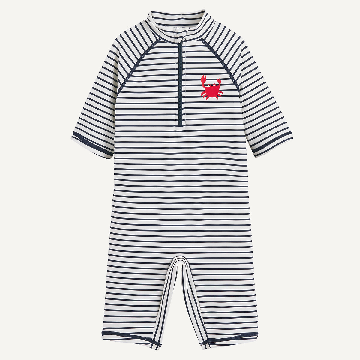 La Redoute Collections Ολόσωμο ριγέ μαγιό