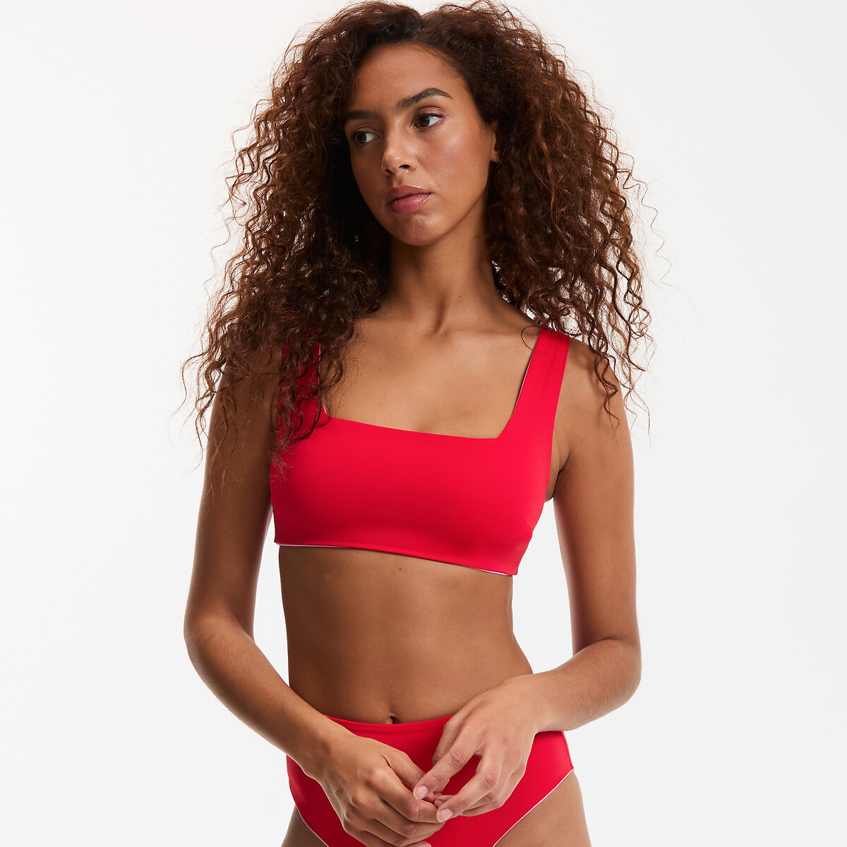 Διπλής όψεως μπικίνι τοπ σε στυλ bralette