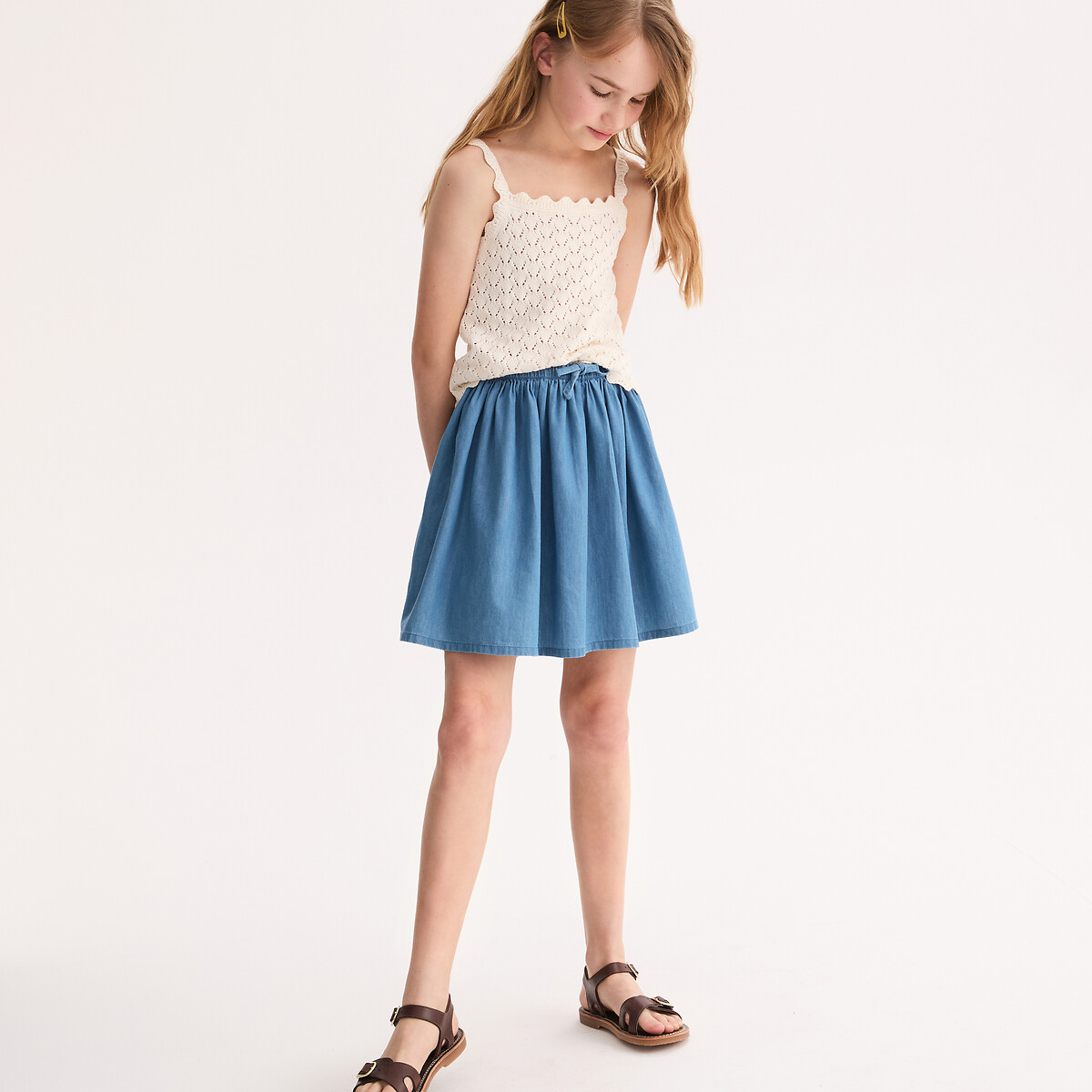 La Redoute Collections Ανοιξιάτικη τζιν φούστα