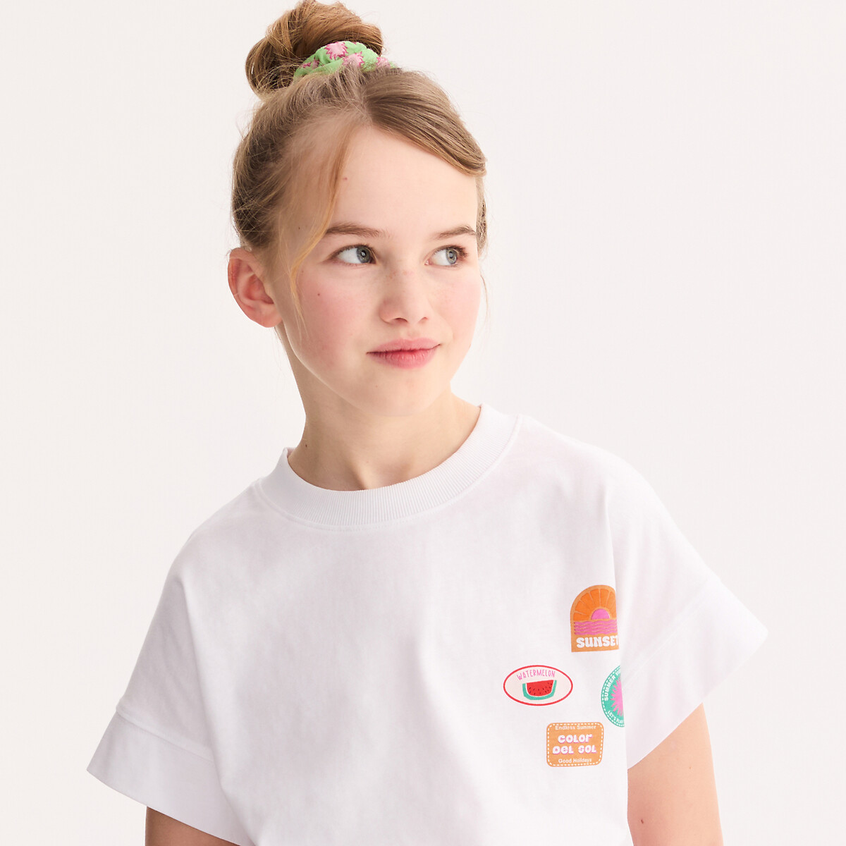 Μπλουζάκι με στάμπα patchwork