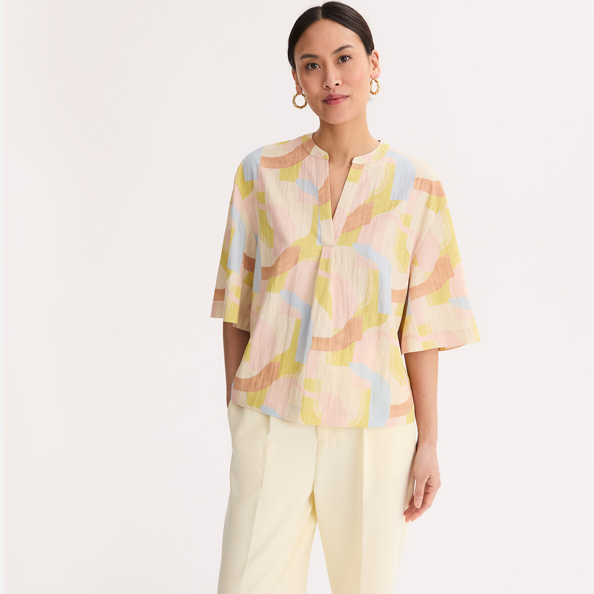 Anne Weyburn Μπλούζα με V λαιμόκοψη