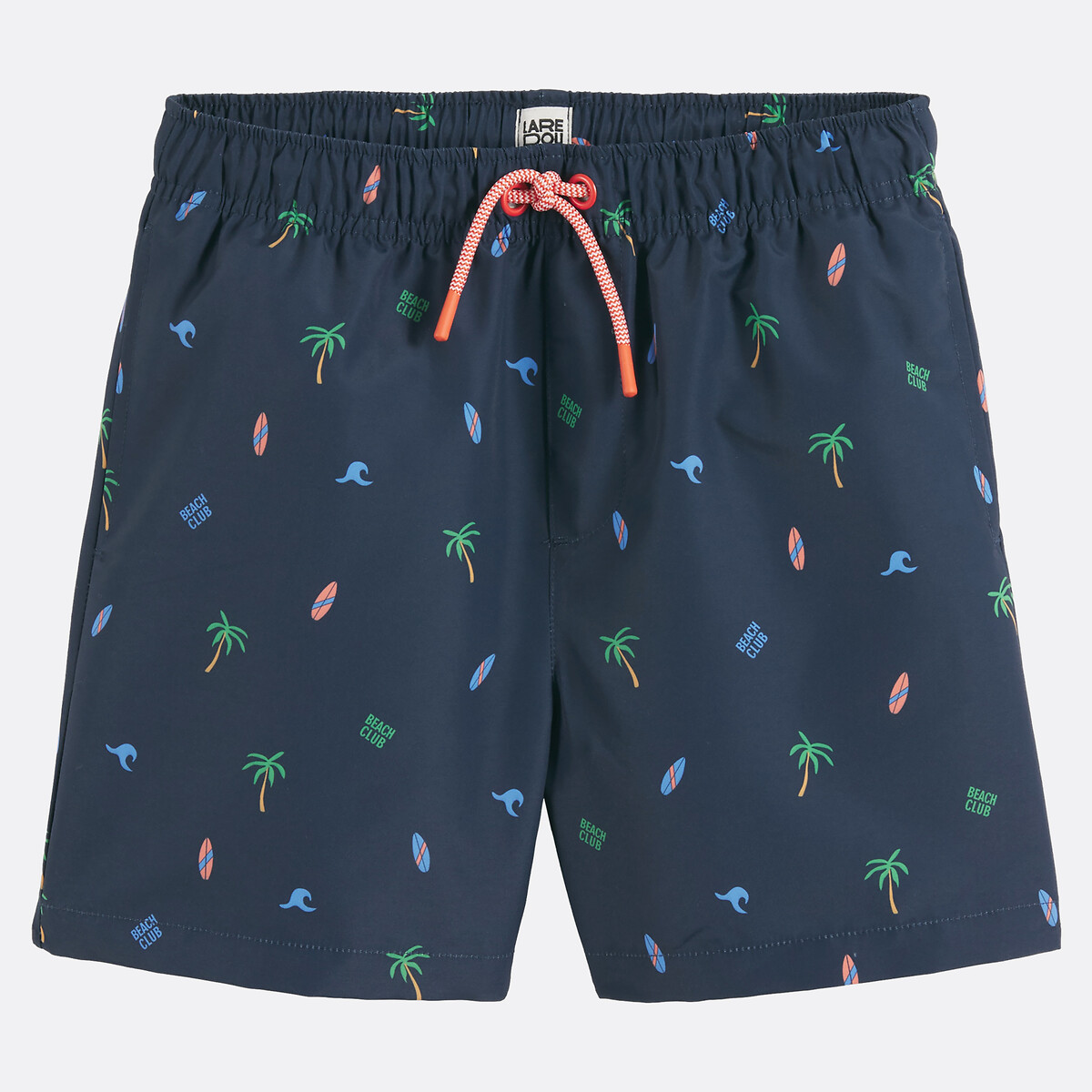 Μαγιό βερμούδα με στάμπα φοίνικες