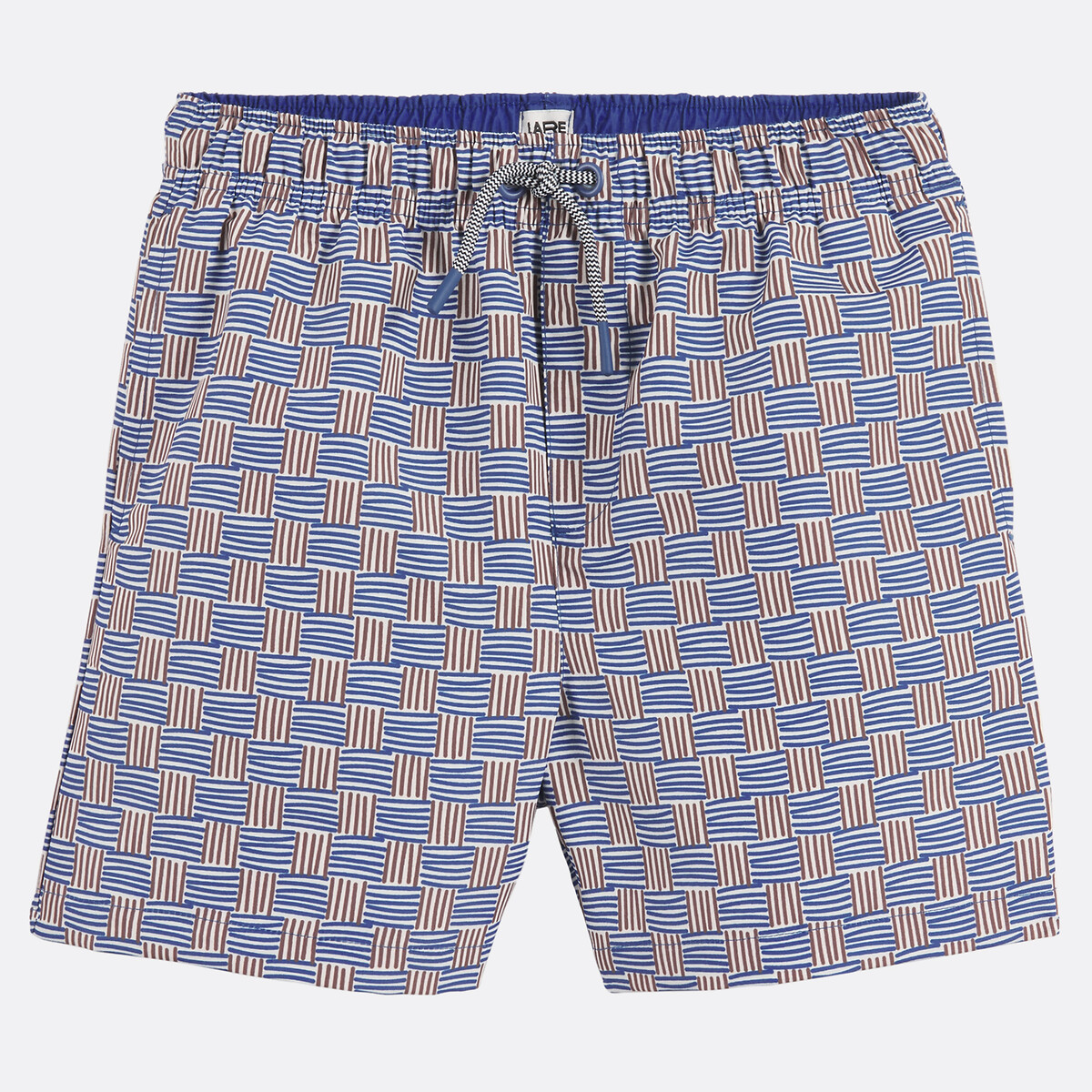 Μαγιό σορτς με καρό και ρίγες