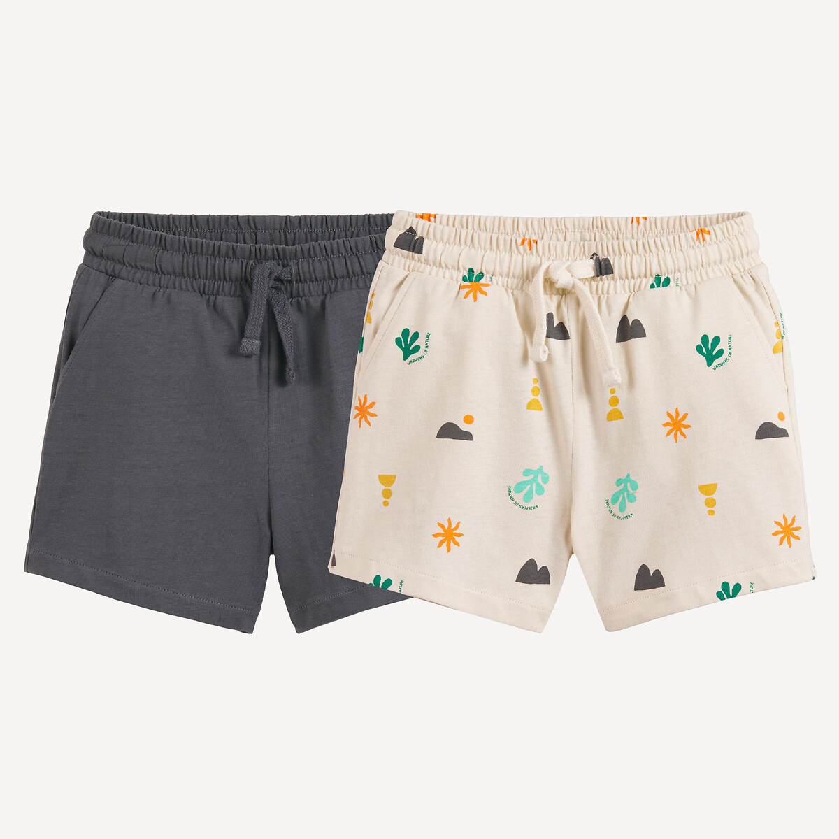 Σετ 2 βερμούδες με ρίγες