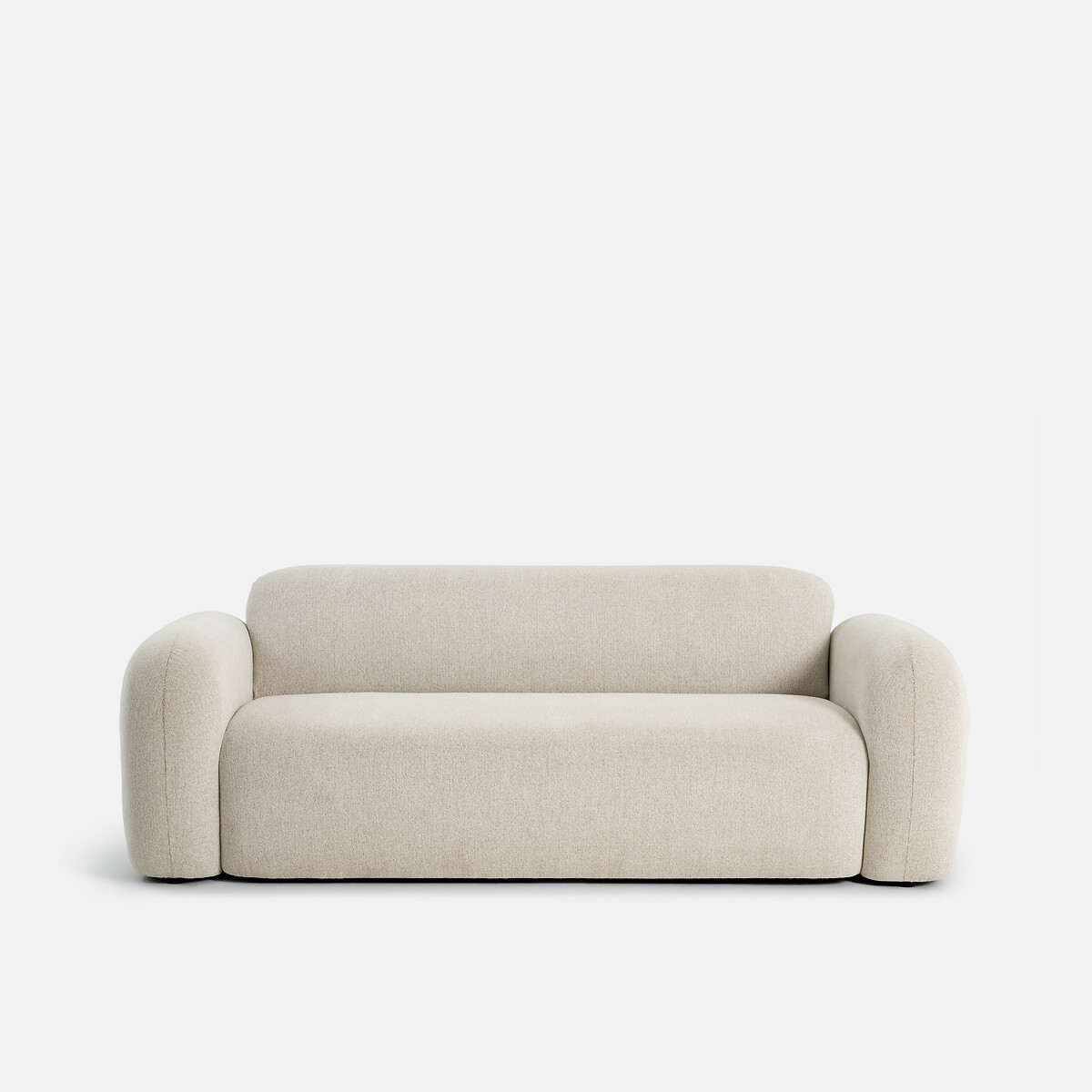 Καναπές 3 θέσεων με υφασμάτινη υφή Μ100xΠ215xΥ76cm