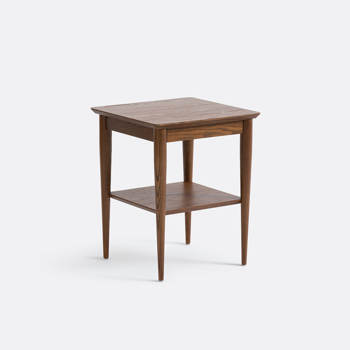 Βοηθητικό τραπεζάκι ή κομοδίνο από μασίφ και επένδυση από φτελιά Μ40xΠ40xΥ50cm