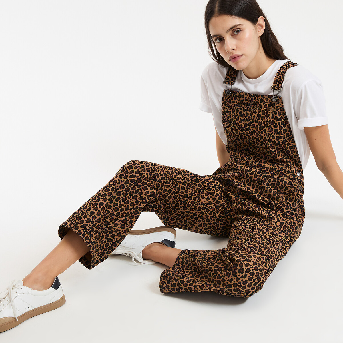 La Redoute Collections Μακριά σαλοπέτα με animal print