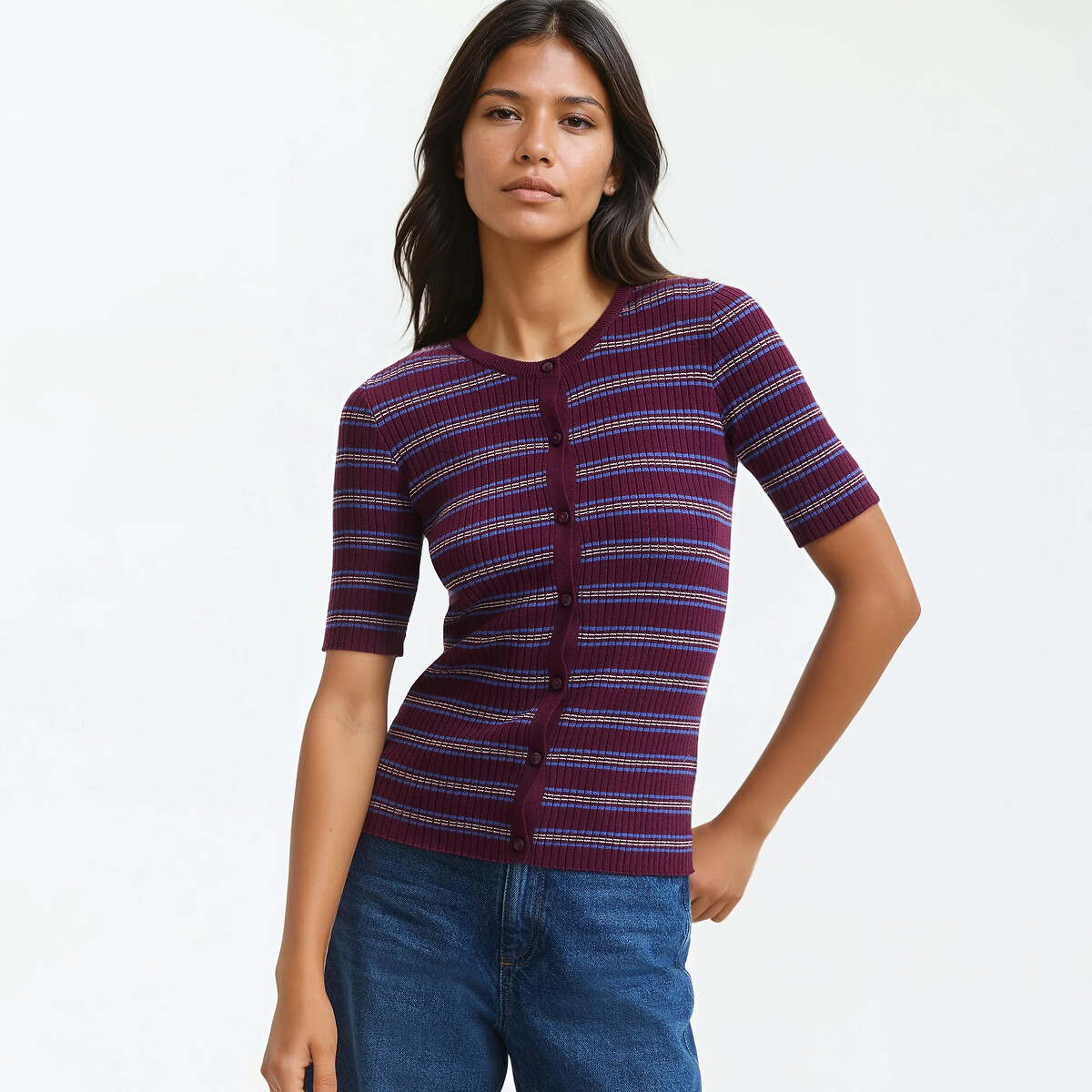 Ζακέτα με ρίγες