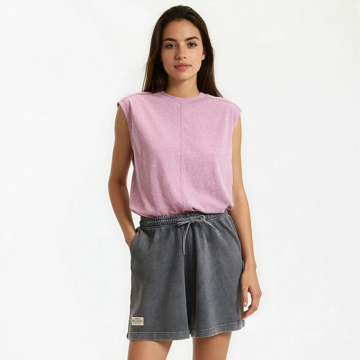 Μπλούζα με στρογγυλή λαιμόκοψη