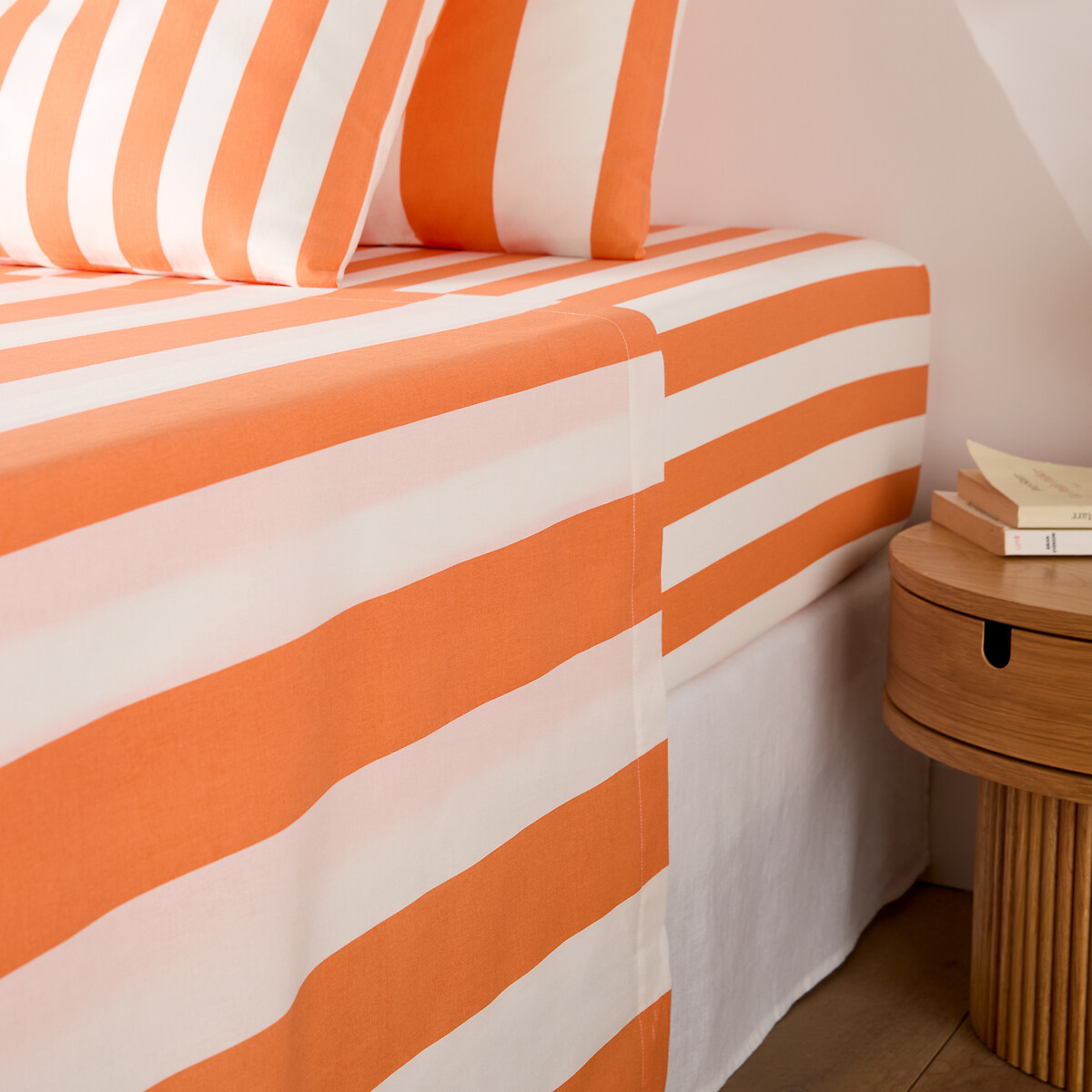 Σεντόνι από βαμβάκι με ρίγες 180x290 cm