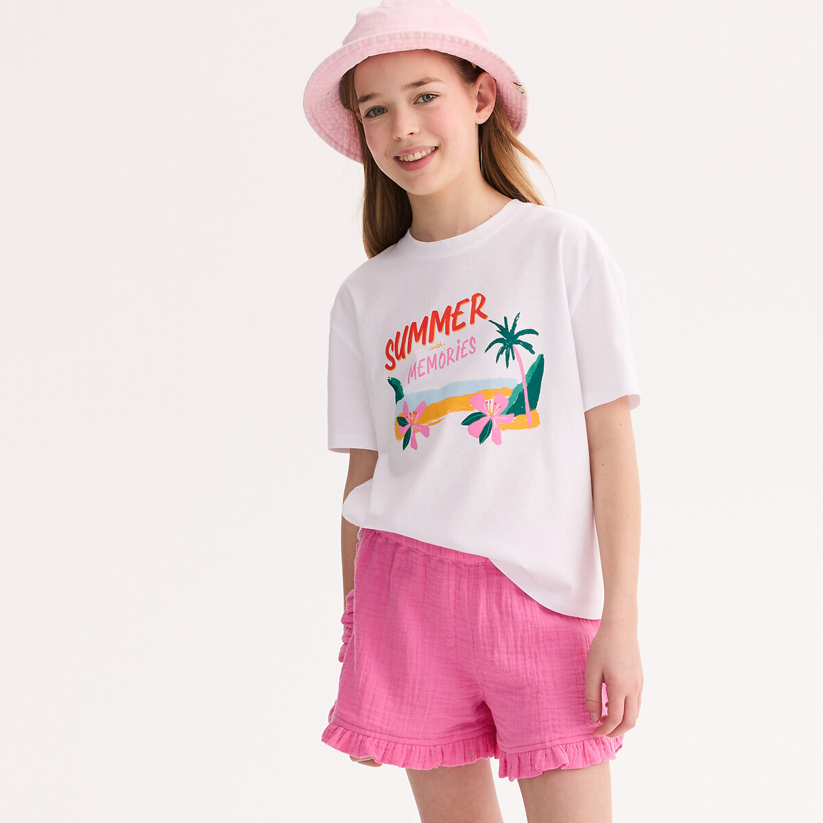 Κοντομάνικο T-shirt με στάμπα