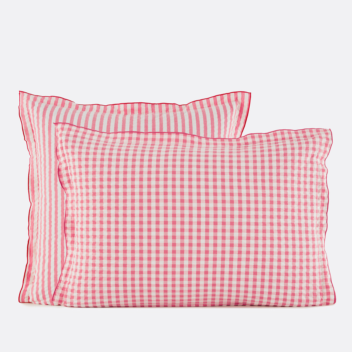 Μαξιλαροθήκη βαμβακερή seersucker 50x70 cm