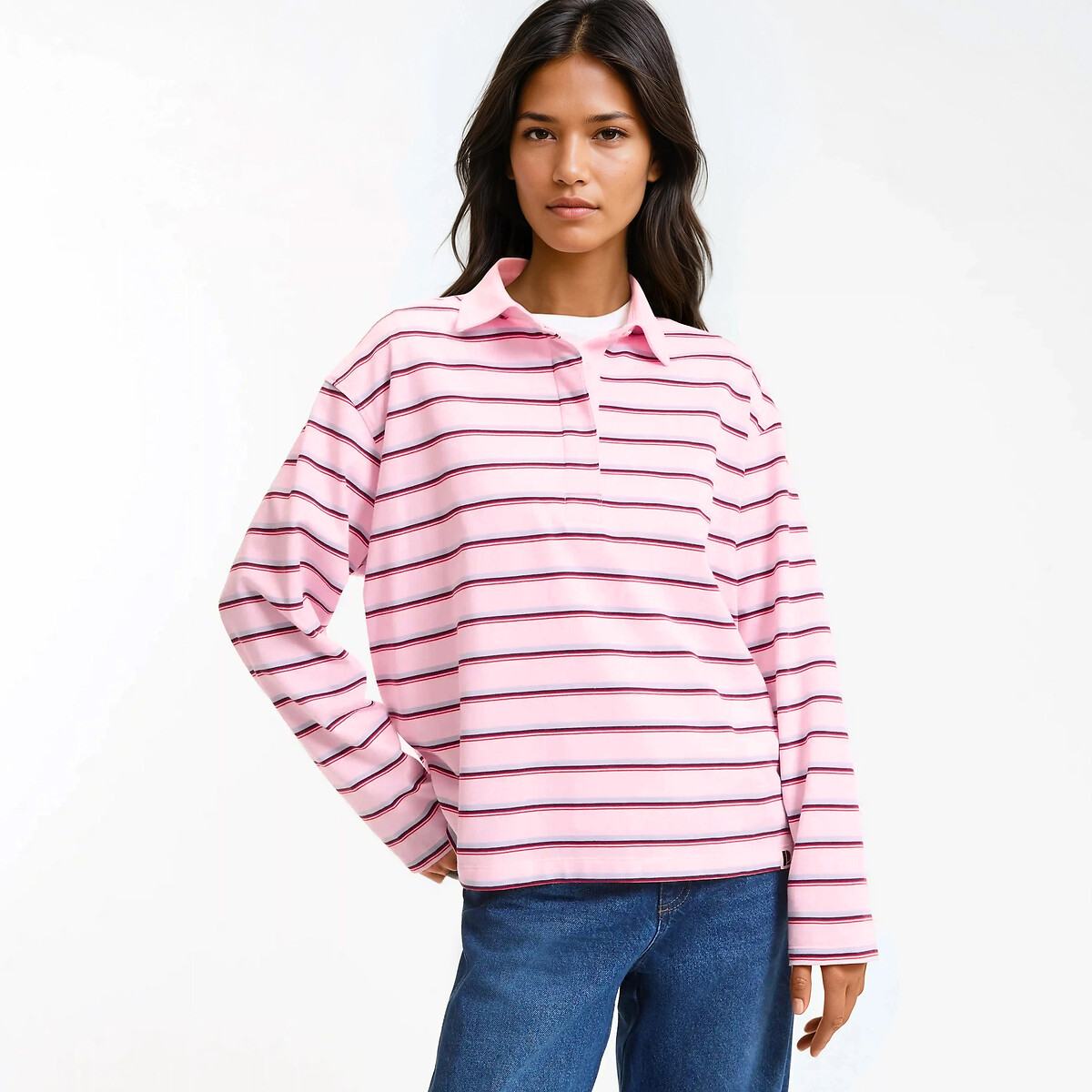 La Redoute Collections Μπλούζα πόλο με γιακά