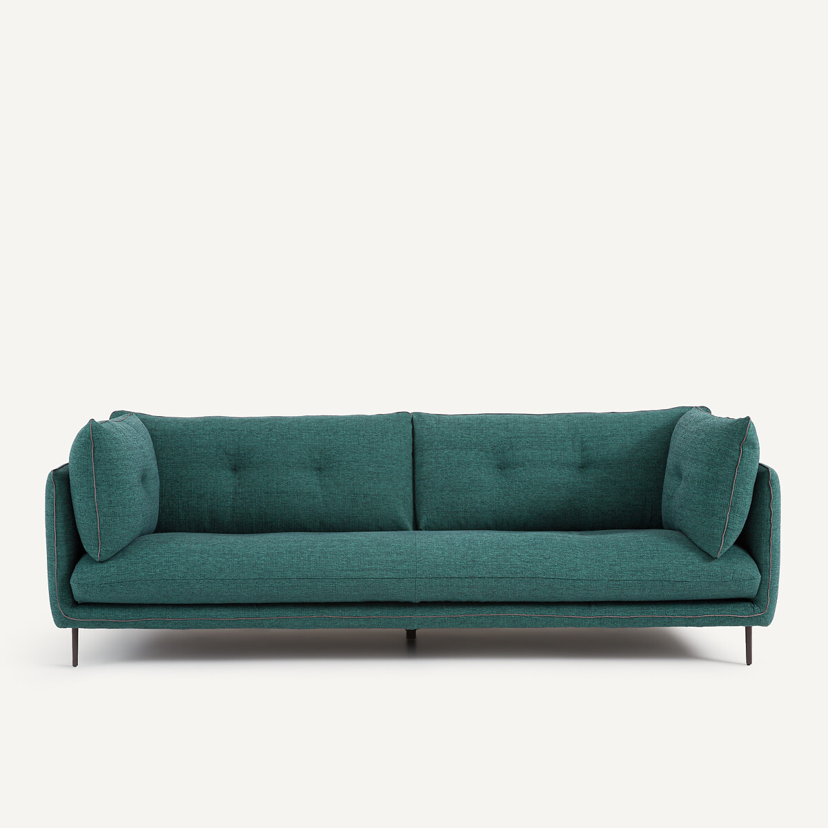 Καναπές με υφασμάτινη επένδυση Μ106xΠ221xΥ80cm