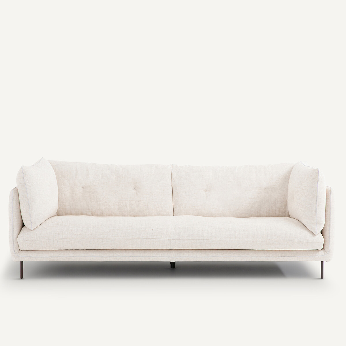 Καναπές με υφασμάτινη επένδυση Μ106xΠ221xΥ80cm