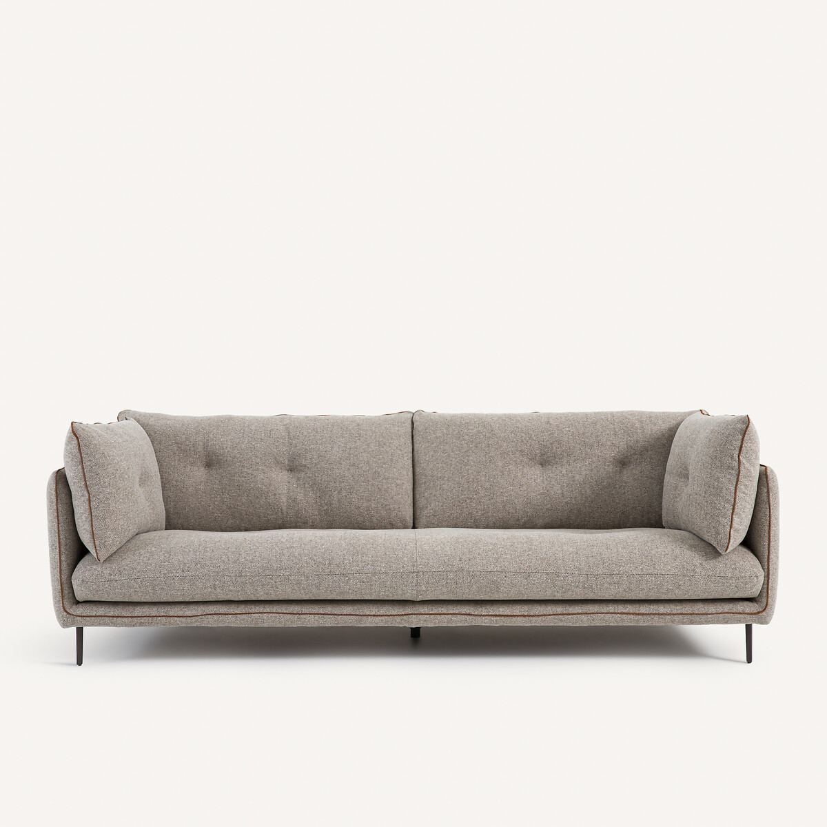 Καναπές με ύφασμα τουίντ Μ106xΠ221xΥ80cm