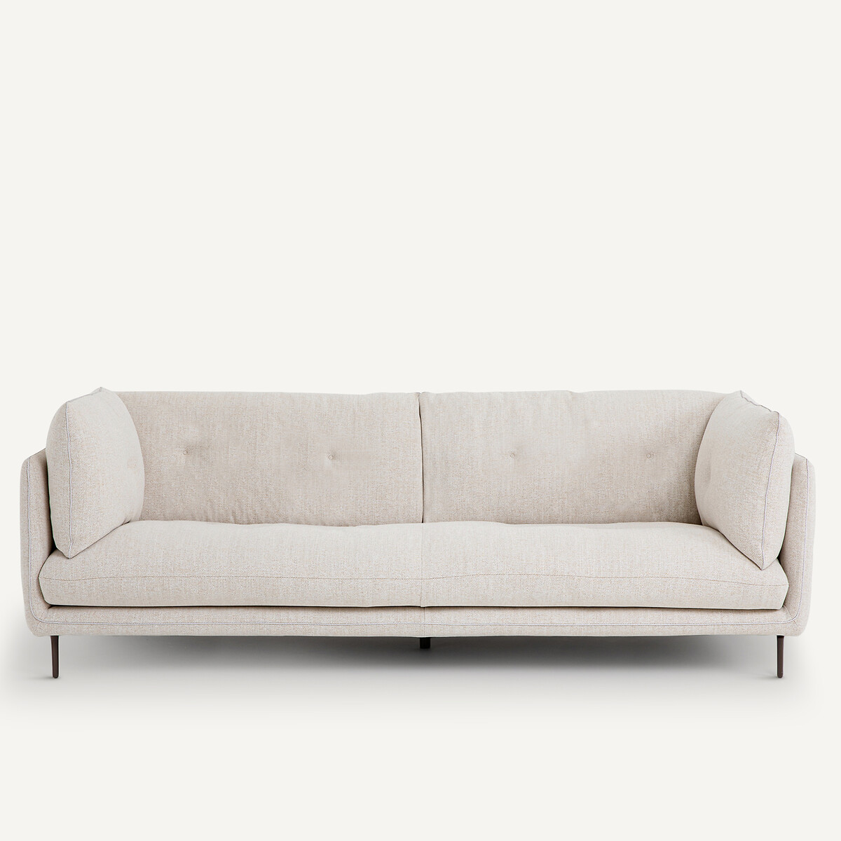 Καναπές με ύφασμα τουίντ Μ106xΠ221xΥ80cm