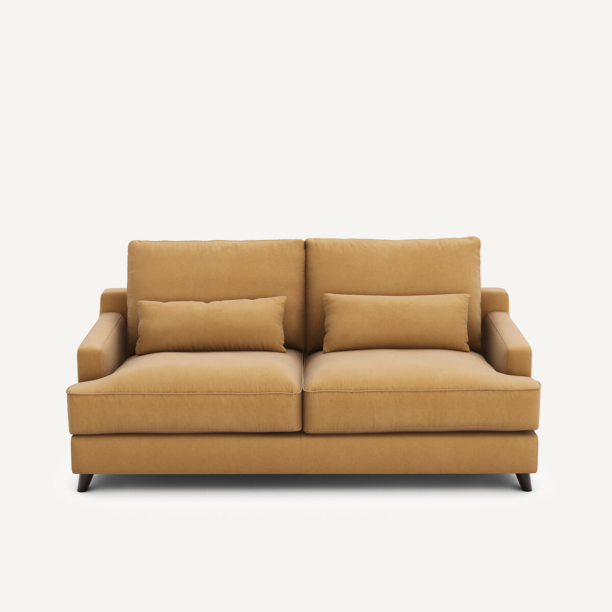 Καναπές-κρεβάτι από λινό βελούδο Μ100xΠ191xΥ83cm