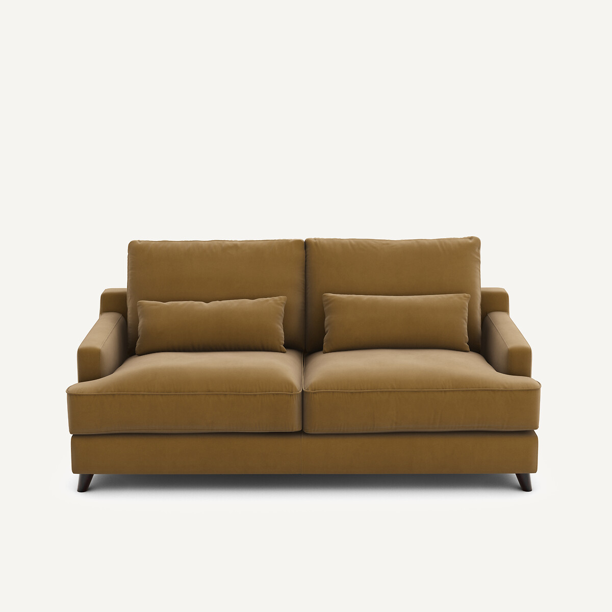 Καναπές-κρεβάτι από λινό βελούδο Μ100xΠ191xΥ83cm