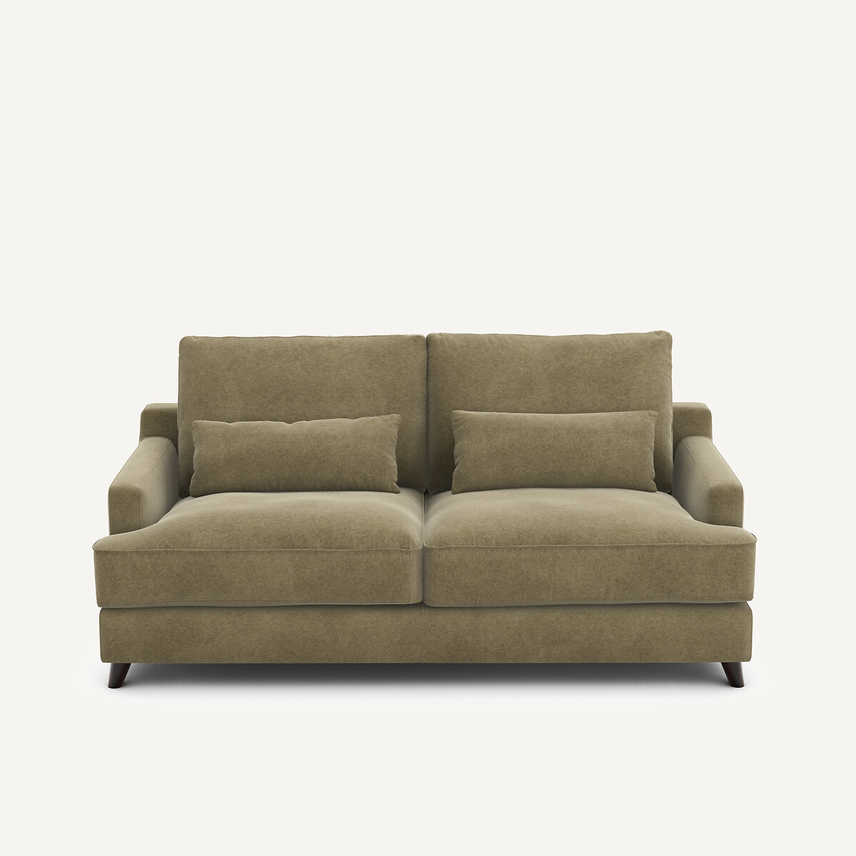 Καναπές-κρεβάτι από λινό βελούδο Μ100xΠ191xΥ83cm