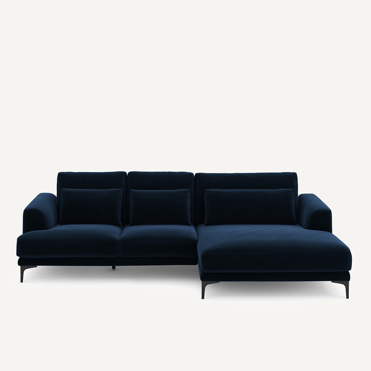 Γωνιακός καναπές με ανάκλιντρο XL δεξιός Μ149xΠ277xΥ83cm