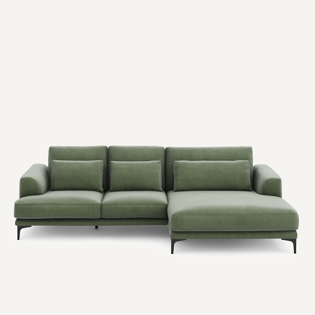 Γωνιακός καναπές με ανάκλιντρο XL δεξιός Μ149xΠ277xΥ83cm